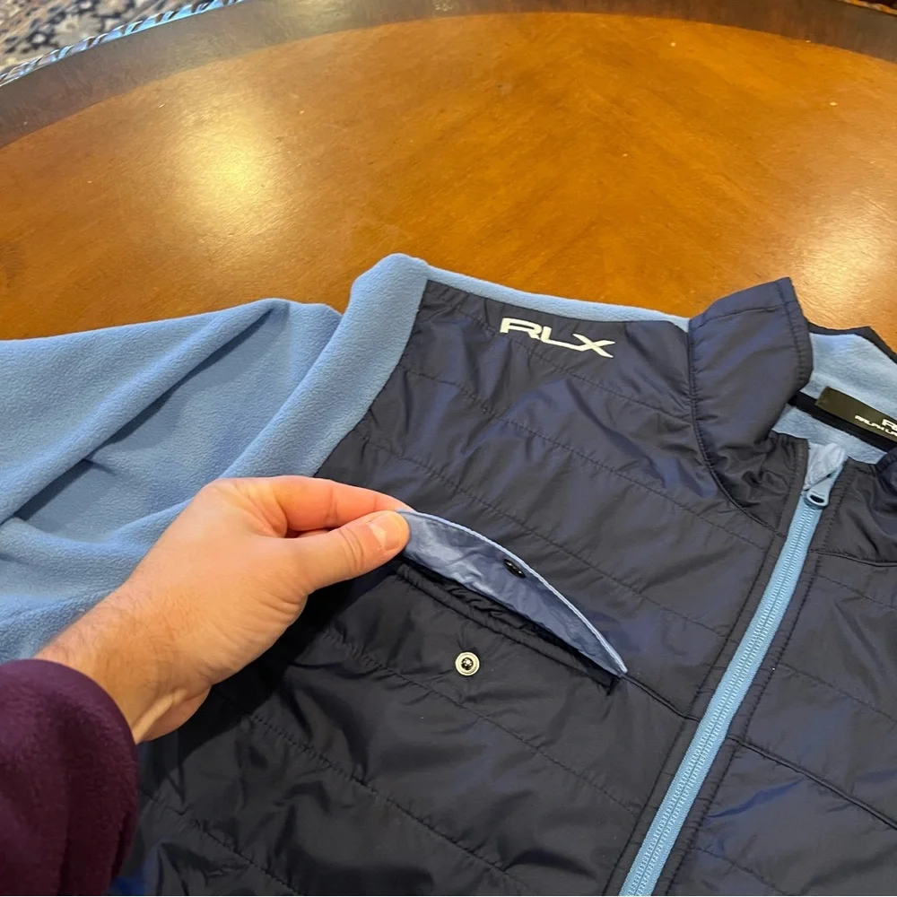 RLX Ralph Lauren Men’s New England Prep Primaloft Fleece Full Zip Jacket XXL‎
